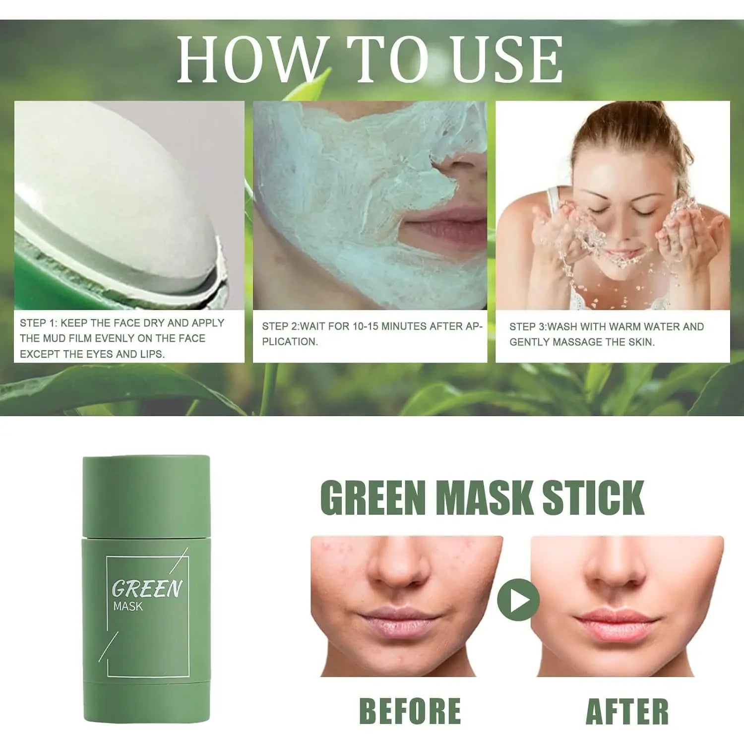 Green Tea Mask Stick Pameza