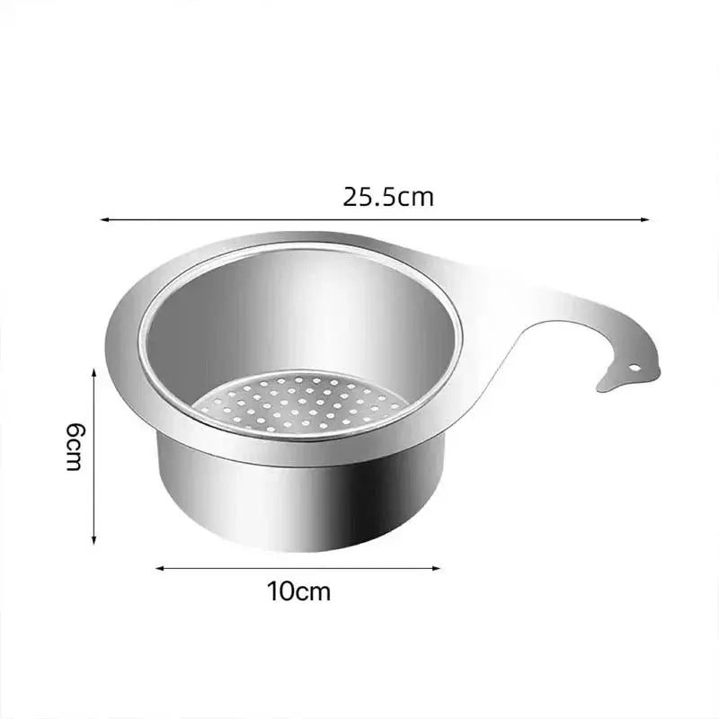 Stainless Steel Sink Strainer Basket Pameza